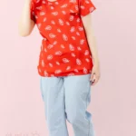 تیشرت طرح ماهی