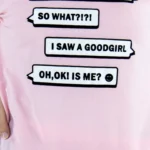 تیشرت صورتی سرشانه باز