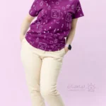 تیشرت نخی آستین کوتاه