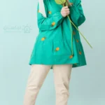 تونیک لینن گلدوزی آناناسی