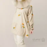 تونیک لینن گلدوزی آناناسی