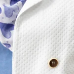 کت سفید جلو دکمه