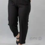 شلوار مام مازراتی بقل چاک دار مشکی