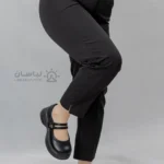 شلوار مام مازراتی بقل چاک دار مشکی