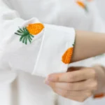 تونیک لینن گلدوزی آناناسی