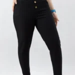 شلوار کتان کش بنگال مشکی