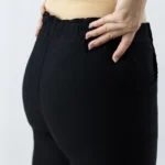 شلوار کتان کش بنگال مشکی