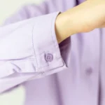 مانتو کتان دوجیب یاسی