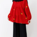 مانتو عروسکی آناناسی قرمز