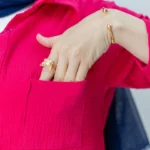 مانتو رنگین کمون سرخابی