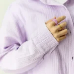 مانتو دبل فیس رنگ یاسی