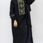 کفتان مشکی خامه دوزی شده و سکه دوزی شده