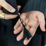 شال مشکی ساده