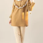 شومیز خنک مهمونی رنگ شکلاتی