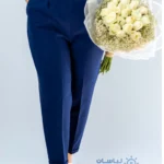 شلوار سرمه ای مام استایل