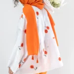 مانتو پاپیونی سفید شیک