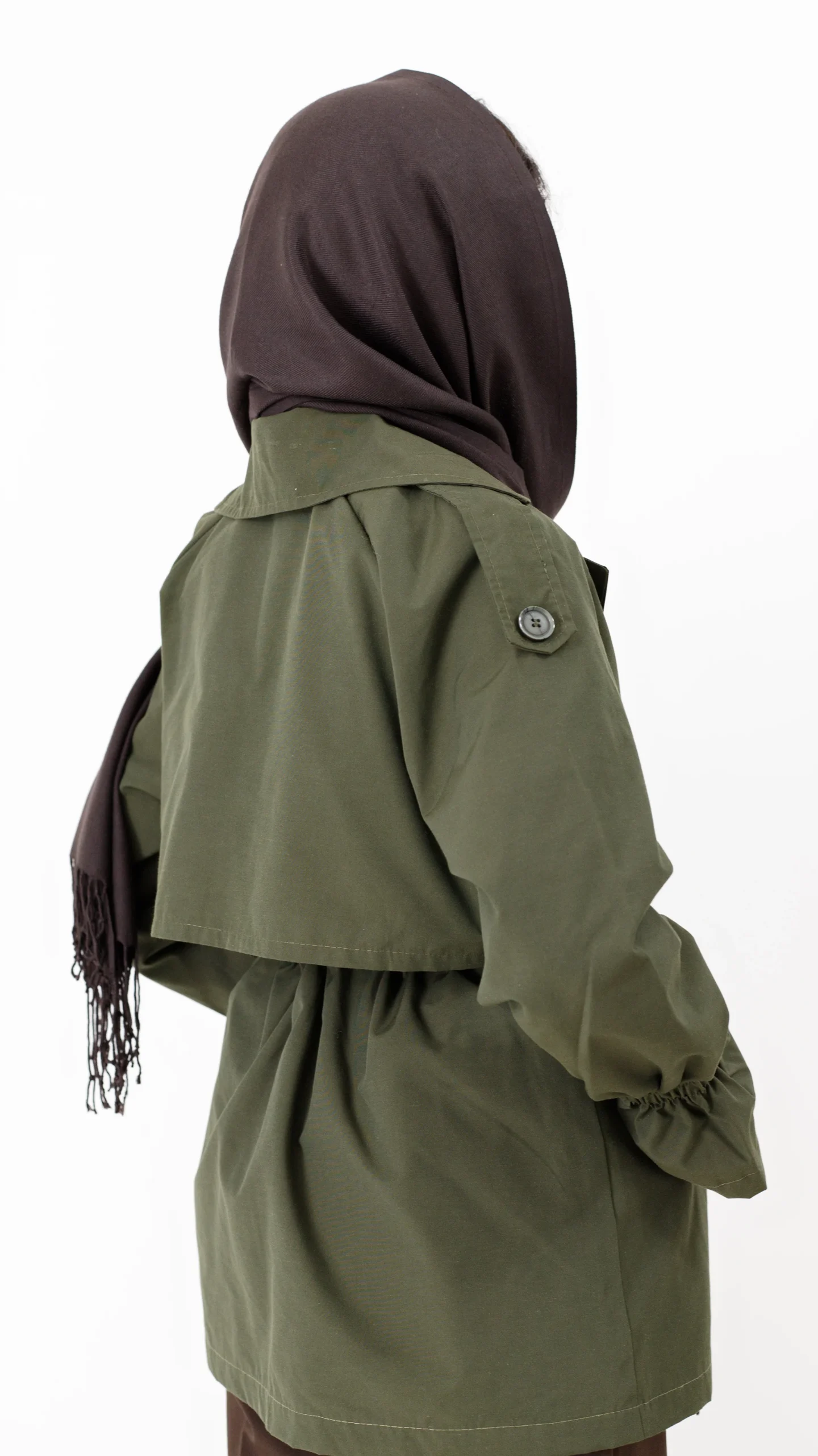 بارانی آستردار رنگ سبز یشمی بارانی آستردار رنگ سبز یشمی