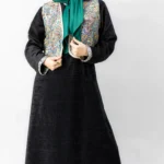 پیراهن مخملی دوتیکه