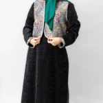 پیراهن مخملی دوتیکه