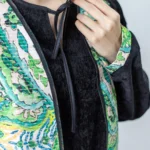 پیراهن مخملی دوتیکه