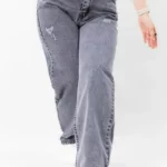 شلوار جین نیم بگ