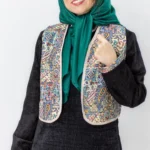 پیراهن مخملی دوتیکه