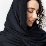 شال دور ریش مشکی