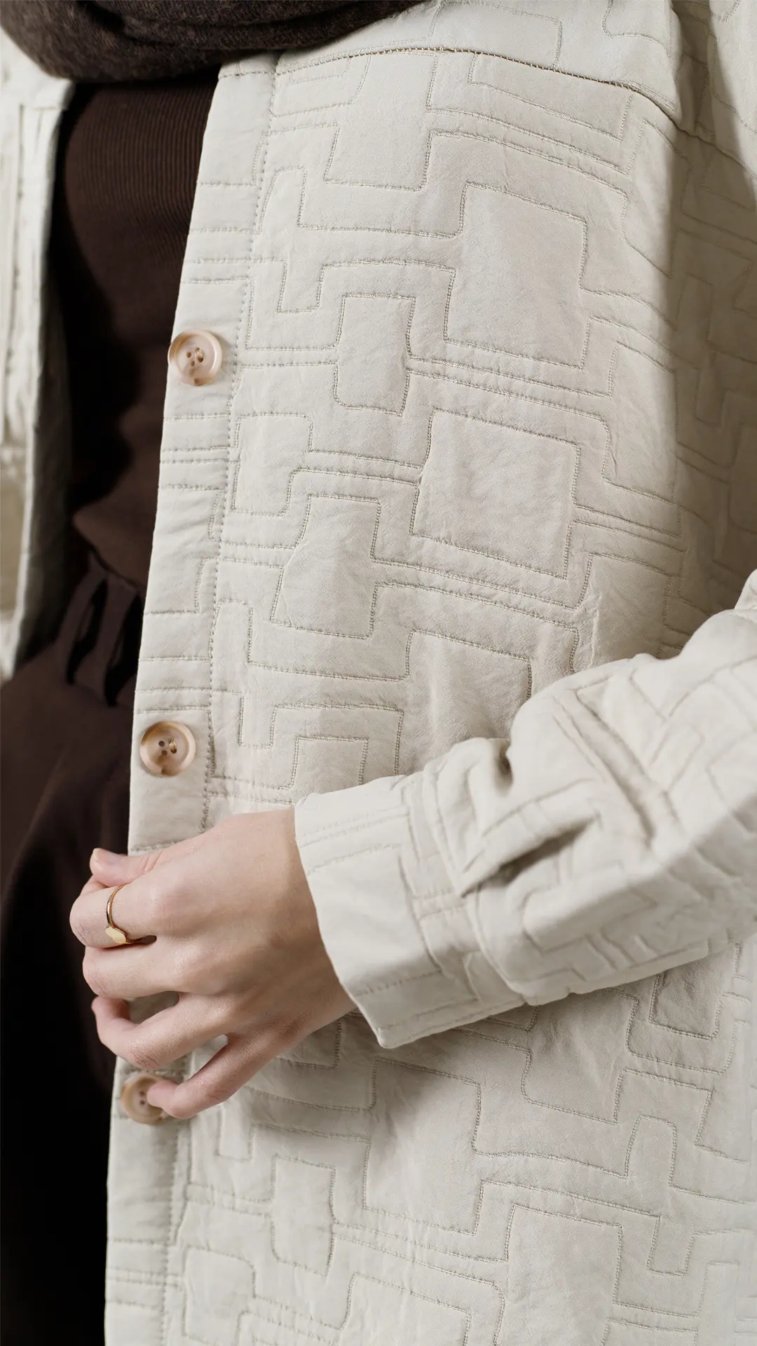 شکت پاییزه رنگ کرمی شکت پاییزه رنگ کرمی