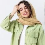 کت کتان سبز