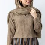 شومیز دو تیکه نسکافه ای