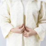 کت مزونی دانتل سفید