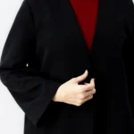 بلوز یقه اسکی کبریتی زرشکی