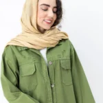 کت کتان یشمی