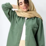 مانتو کتان یشمی