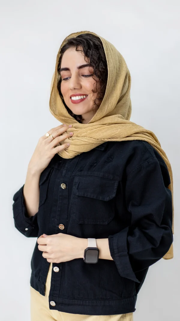 کت کتان مشکی