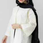 کت مزونی دانتل سفید