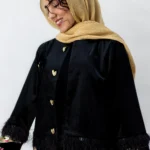 کت مخمل دکمه طلا
