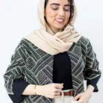 کت سوزن دوزی کرم