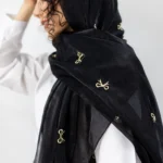 شال حریر پاپیونی