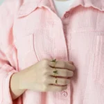 شومیز کنفی صورتی