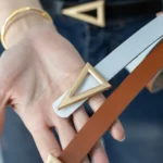 کمربند زنانه رنگی مثلثی