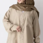 شومیز مانتو خنک کرمی