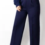 شلوار وایدلگ سرمه ای