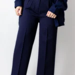 شلوار وایدلگ سرمه ای