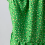 دامن گل گلی سبز پر رنگ