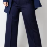 شلوار وایدلگ سرمه ای