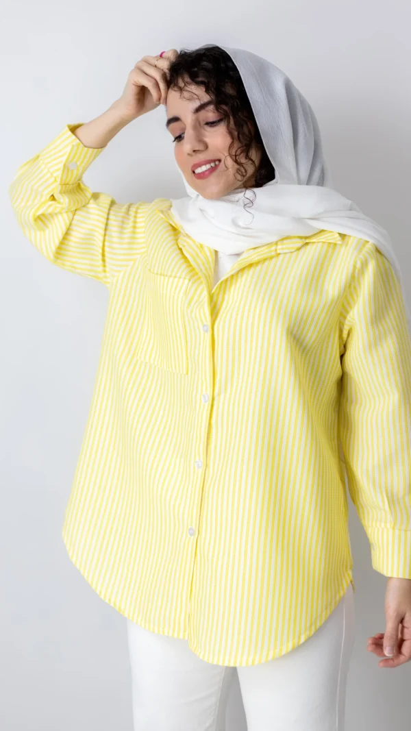 شومیز راه راه مراکشی