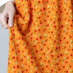 دامن گل گلی نارنجی