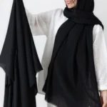 شال کنفی مشکی