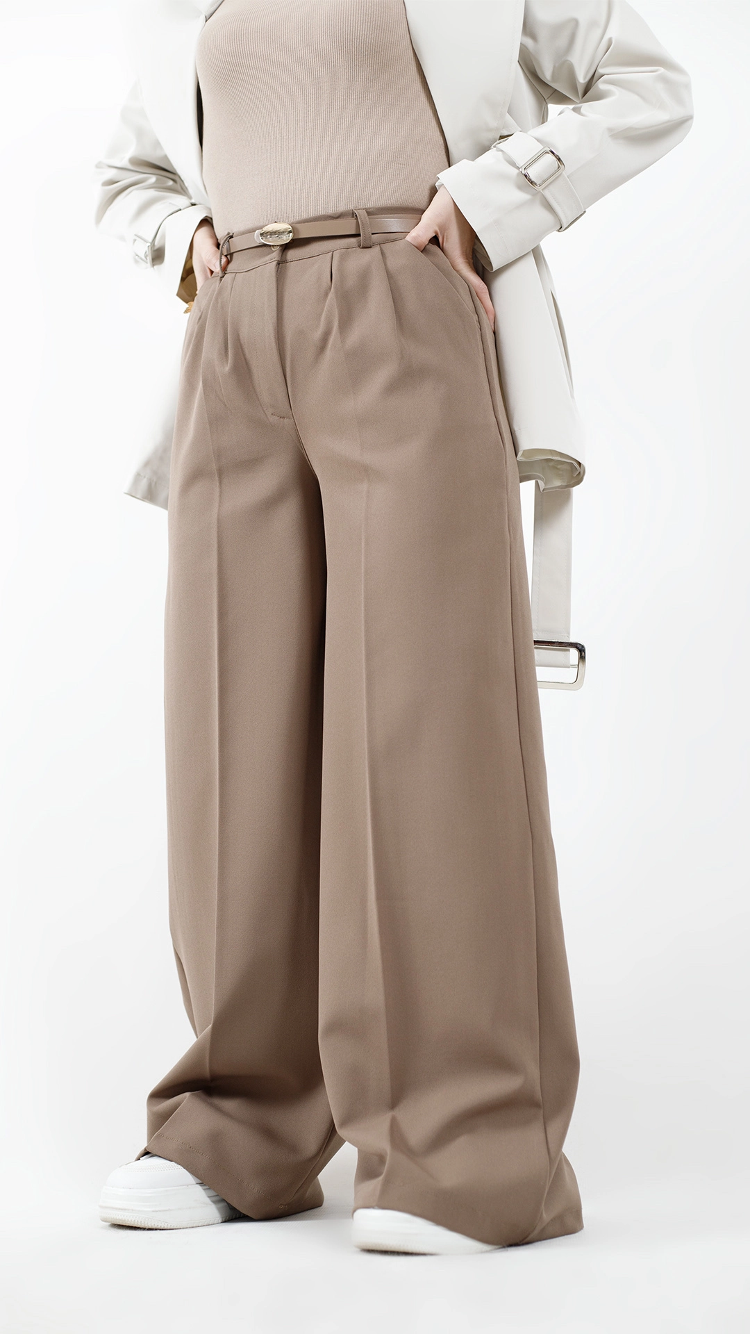 شلوار بگ polo رنگ موکا شلوار بگ polo رنگ موکا